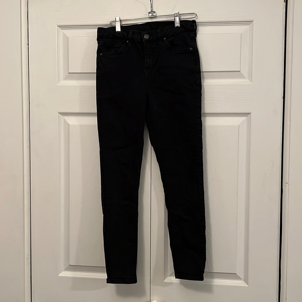 Black top shop jeans